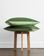 Moss, Apple & Vanilla Piped Pillowcases (Set of Two)