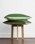Moss, Apple & Vanilla Piped Pillowcases (Set of Two)