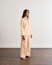 Vanilla & Espresso Piped Pants