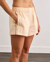 Vanilla & Espresso Piped Shorts