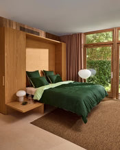 Moss, Apple & Vanilla Piped Pillowcases (Set of Two)